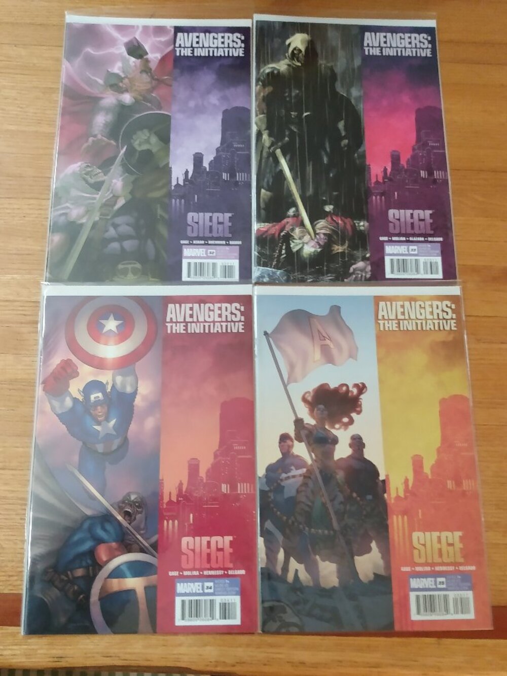 4 Avengers The Initiative Siege Marvel Comics Issues 32-35 2010